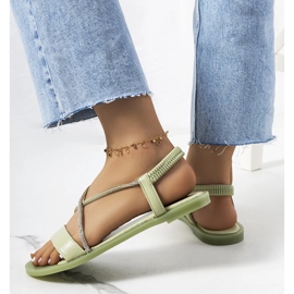 Kiara vihreät naisten sandaalit 1