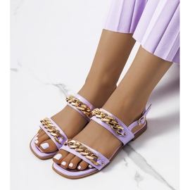 Withersin violetit sandaalit ketjuilla violetti 1