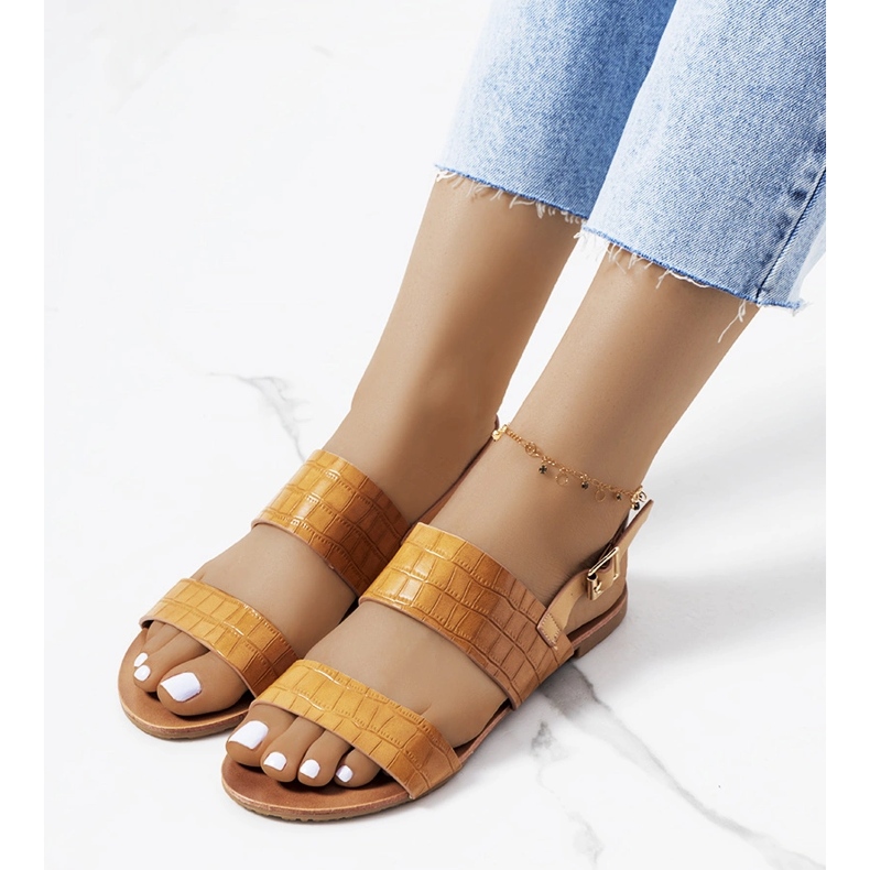 Chinn naisten ruskeat sandaalit 1