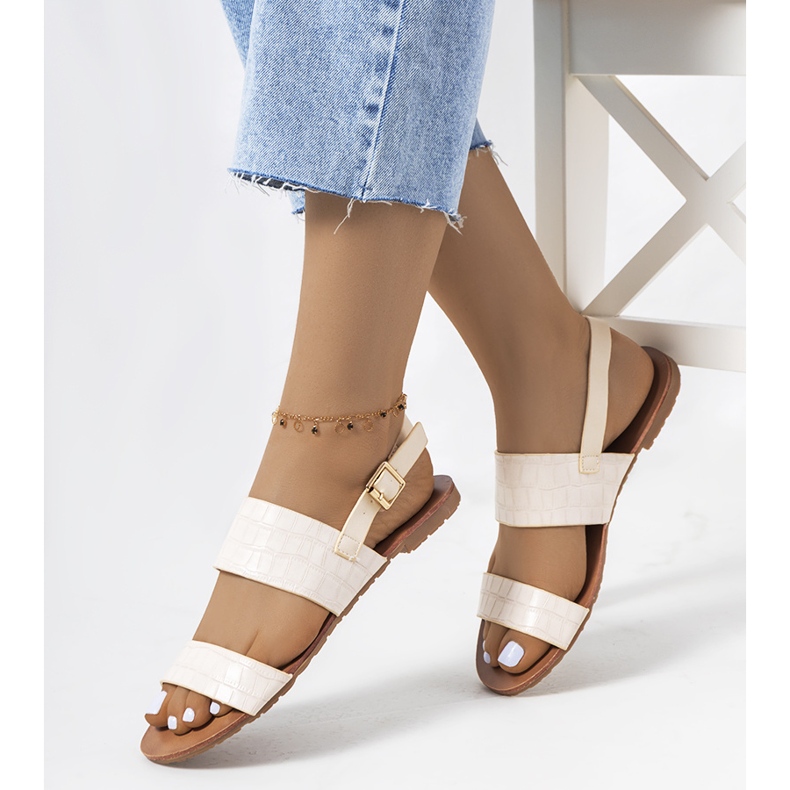 Chinnin beigenväriset naisten sandaalit 1