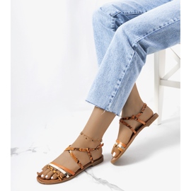 Reeta naisten oranssit sandaalit 1