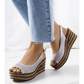 Beiget espadrillit Alton-kiilassa hopea 1