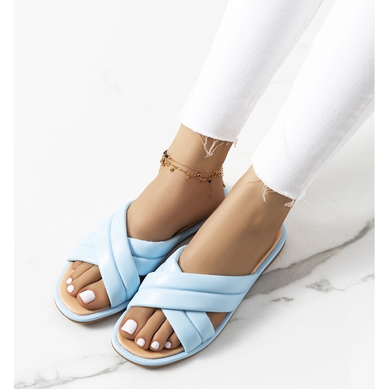 Naisten siniset Thines-tossut sininen 1