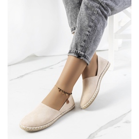 Beige Jacquet naisten espadrillit 1