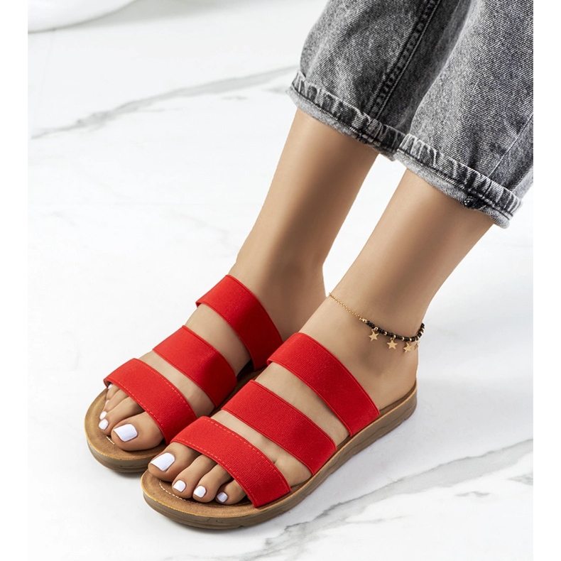 Punaiset naisten Cremik-tossut punainen 1