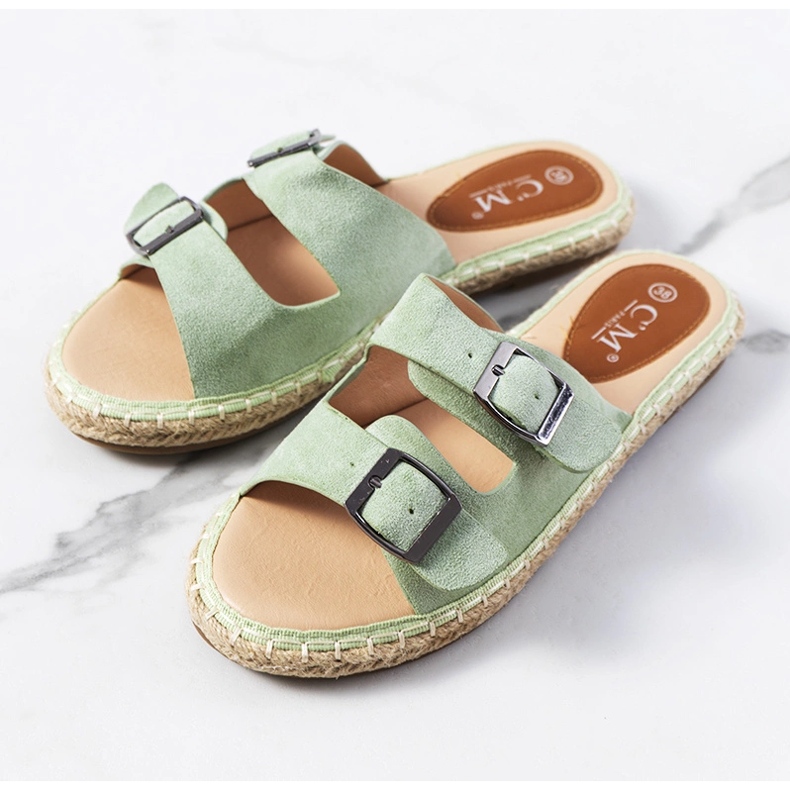 Vihreät naisten Finnan-tossut 1