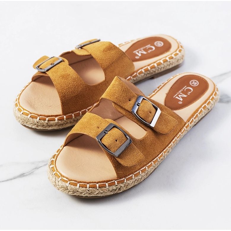 Ruskeat naisten Finnan-tossut 1