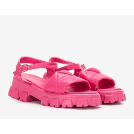 Vaaleanpunaiset sandaalit Ferlandin alustalla vaaleanpunainen 1