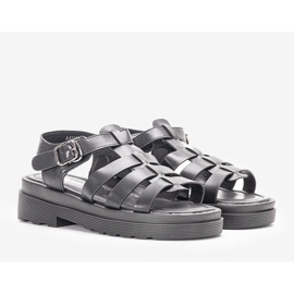 Bradamin mustat naisten sandaalit 1