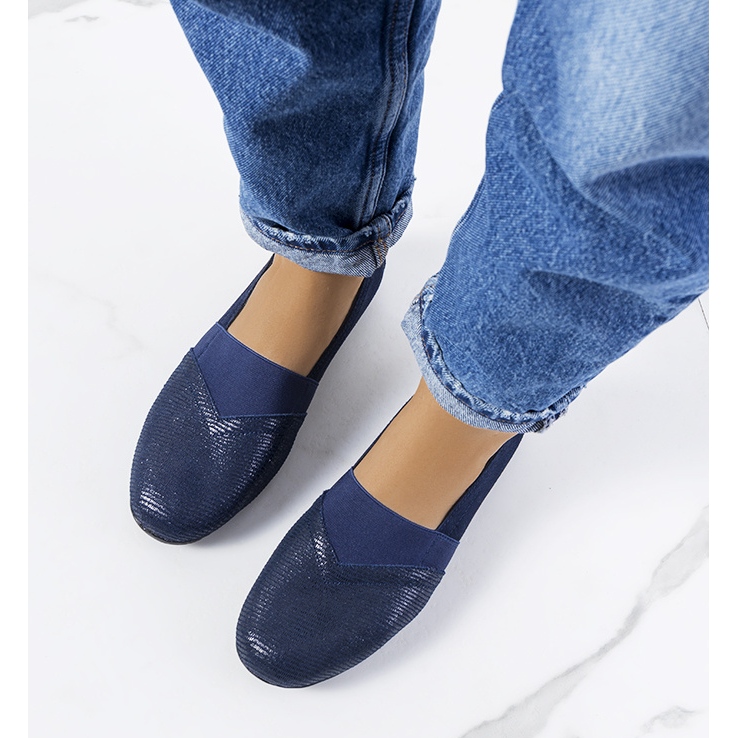 BM Tummansiniset nahkaiset Boirs-lenkkarit sininen 1