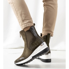 Vihreät tennarit Triaca wedgessä 1