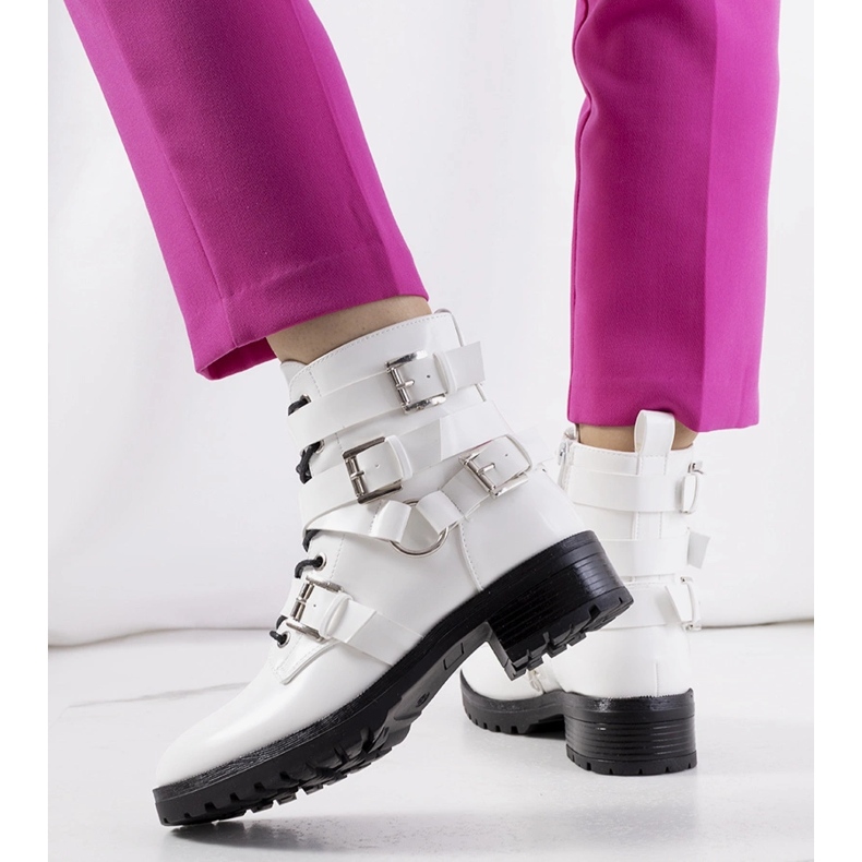 Valkoiset Dons-saappaat valkoinen 1