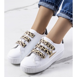 Valkoiset Pitmerden lenkkarit valkoinen kultainen 1