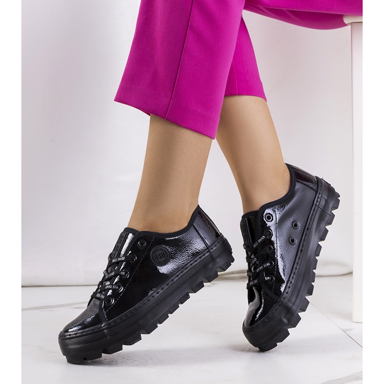 Mustat lakatut tennarit Big Star KK274044 1