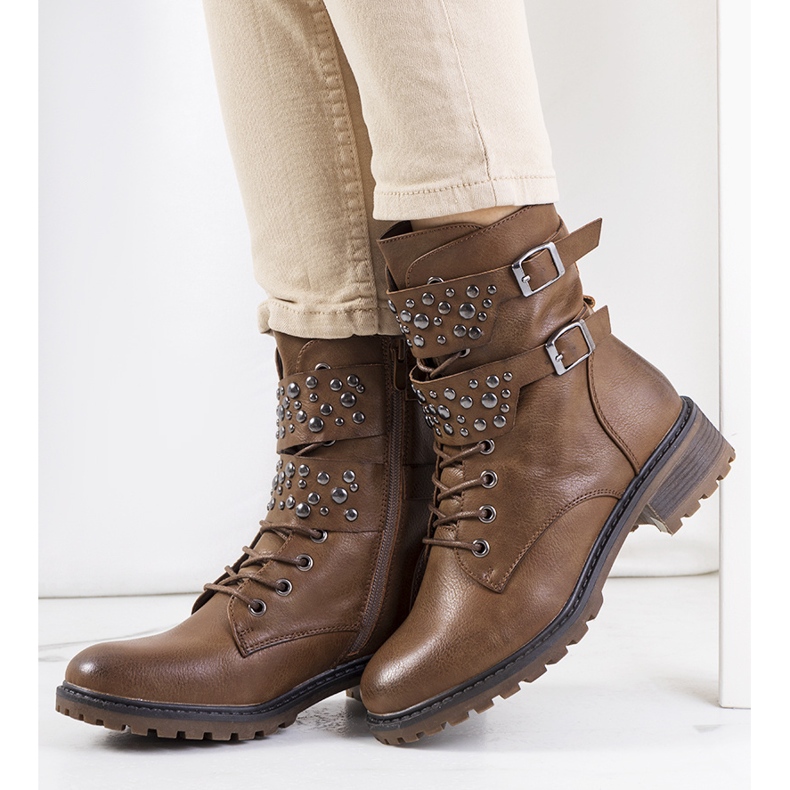 Menez ruskeat naisten vaelluskengät 1