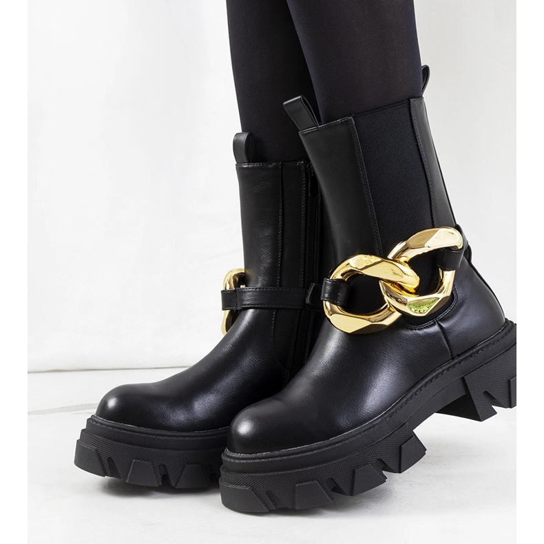 Mustat Croydon-saappaat 1