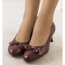 Punaiset pumput Repina-rusetilla punainen 2