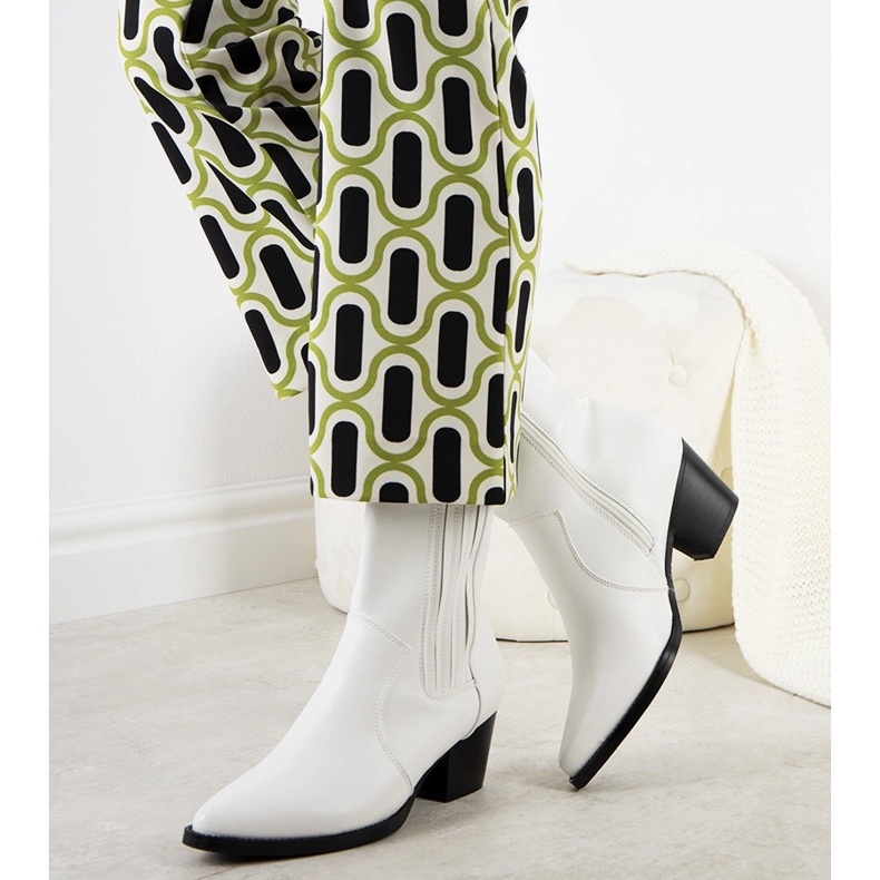 Bento valkoiset cowboysaappaat valkoinen 1