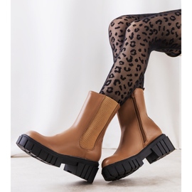 Melika ruskeat naisten saappaat 1