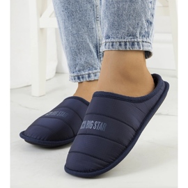 Big Star Naisten laivastonsiniset eristetyt tossut KK274602 sininen 2