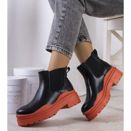 BM Mustat nilkkurit värikkäällä Gaffney-alustalla 1