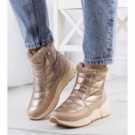 Lago kultaiset lumisaappaat beige kultainen 1