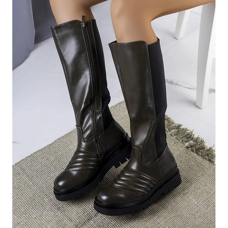 Vihreät Calliope-saappaat 1