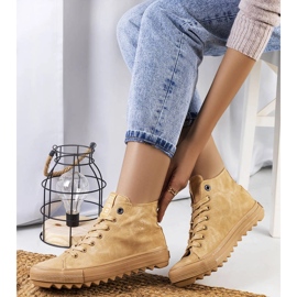 Ruskeat eristetyt lenkkarit Big Star GG274072 beige 1