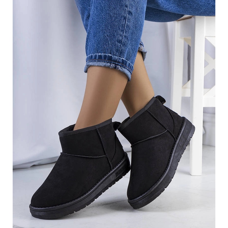 Big Star Naisten mustat lumisaappaat KK274288-906 1