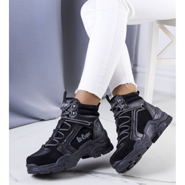 Mustat eristetyt saappaat LCJ-22-31-1441L Lee Cooper 1