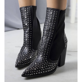 PA1 Mustat saappaat, joissa on Orazi-nappi 1