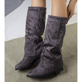 Balbinin harmaat kiila saappaat 1