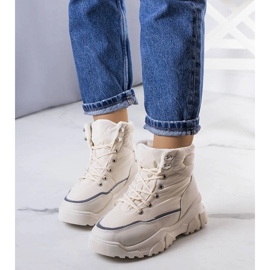 Kermanväriset Rimu-eristetyt saappaat beige 1