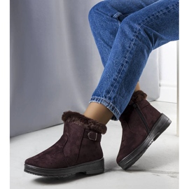 Juliusruskeat, lämpöeristetyt lumisaappaat turkisella 1