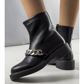 Mustat eristetyt Larion-saappaat 1