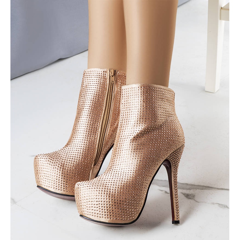 BM Tatiana kultaiset korkokengät kultainen 2