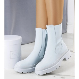 Colettan siniset matta eristetyt saappaat sininen 1