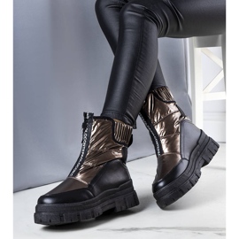 BM Giovanni kultaiset tikatut lumisaappaat kultainen 1