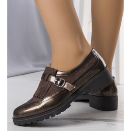 PA1 Eliersin ruskeat kiiltonahkaiset kengät 1