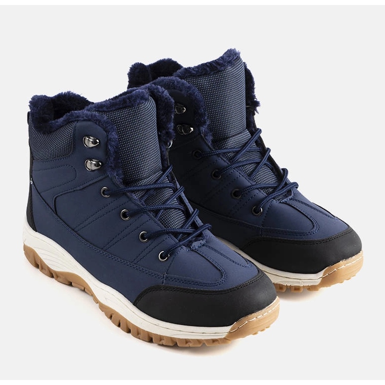 Violetti laivastonsiniset eristetyt saappaat sininen 1