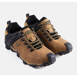 Ruskeat eristetyt Bamroks-saappaat beige 1