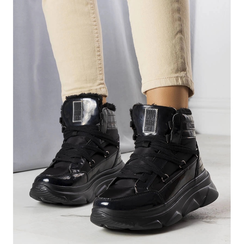 Big Star II274311 mustat lumisaappaat 1