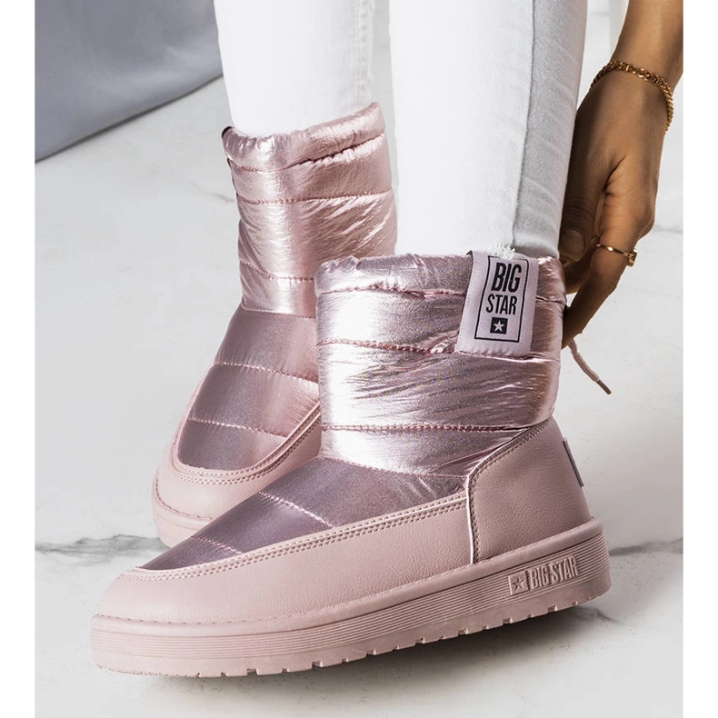 Big Star II274119 vaaleanpunaiset lumisaappaat vaaleanpunainen 1