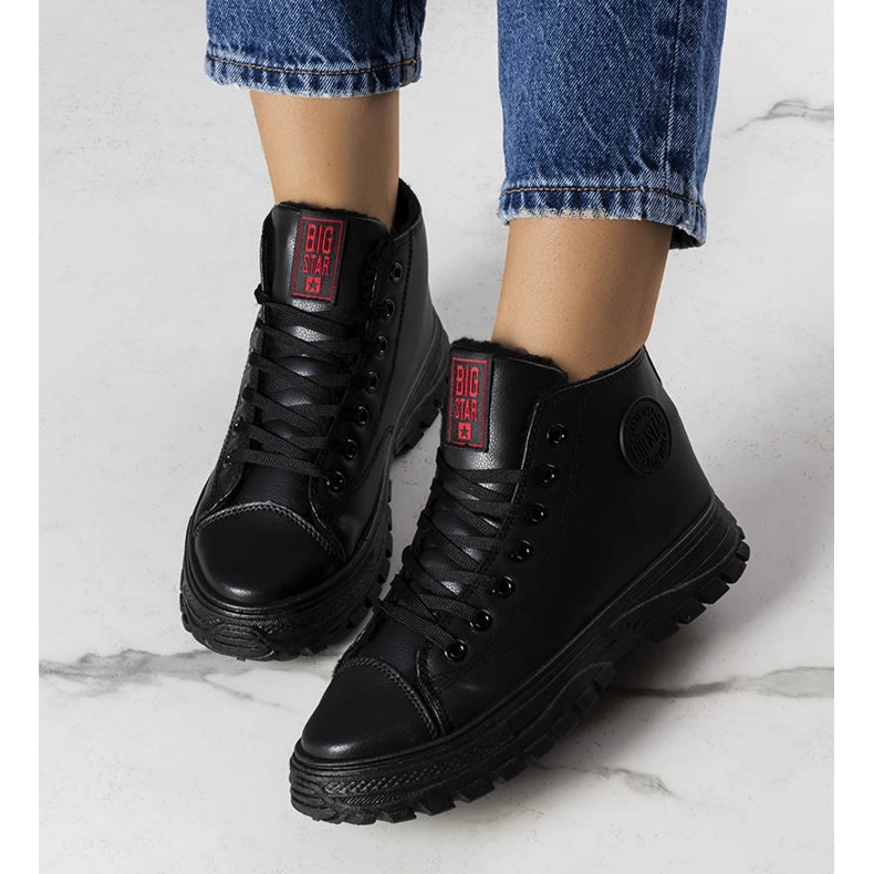 Mustat eristetyt tennarit Big Star GG274537 906 1