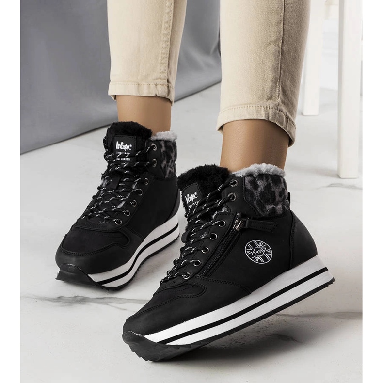 Mustat eristetyt saappaat LCJ-22-31-1448L Lee Cooper 1