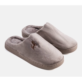 Miesten Presse ruskeat tossut beige 1