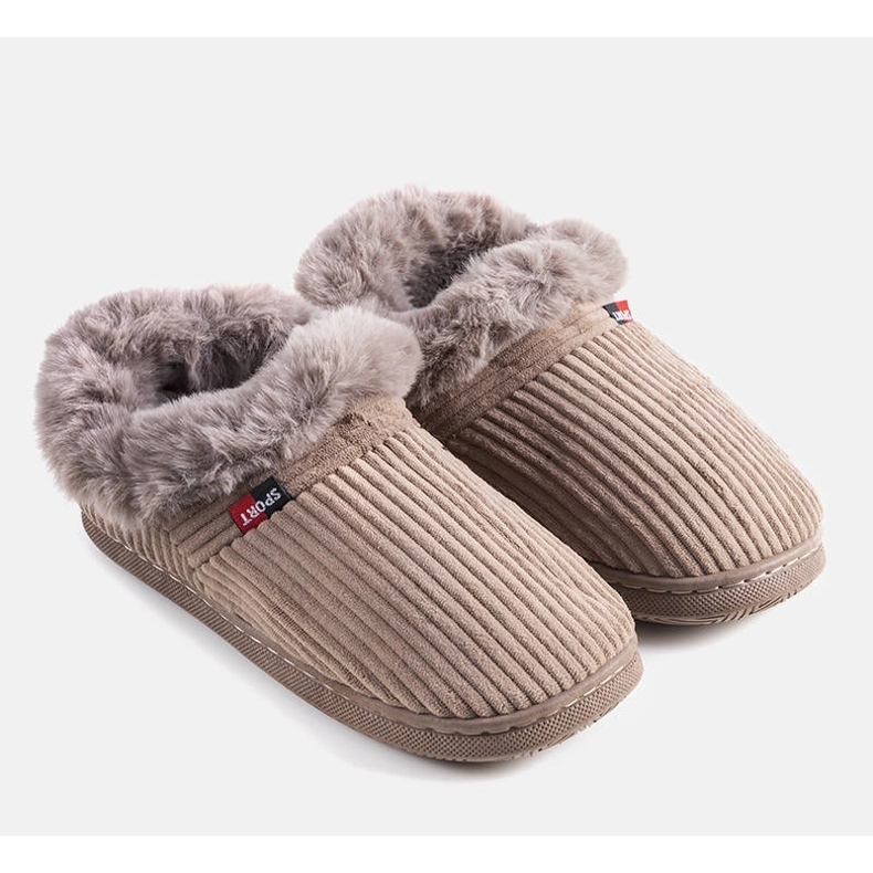 Ruest miesten ruskeat korkeat tossut 1