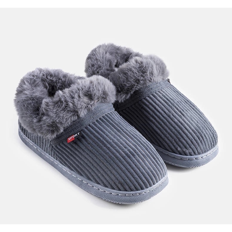 Ruest miesten harmaat korkeat tossut 1