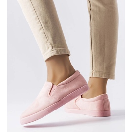 Leroyn vaaleanpunaiset ekologiset mokkanahkalenkkarit vaaleanpunainen 1