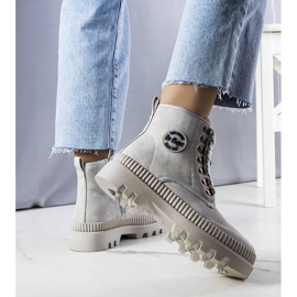 Harmaa eristetyt saappaat LCJ-22-44-1340L Lee Cooper 1